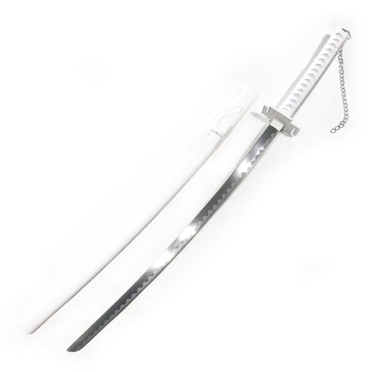 Katana Bankai Ichigo Blanc (1060 Kohlenstoffstahl)