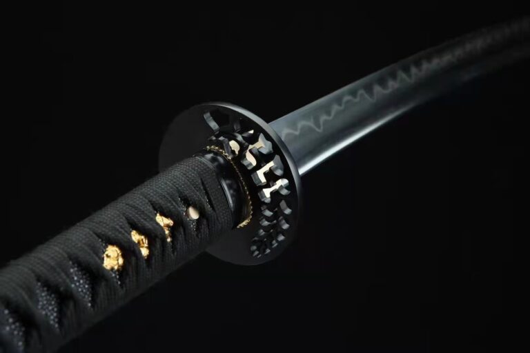 Katana Toyoake (1060 Kohlenstoffstahl und echter Hamon)