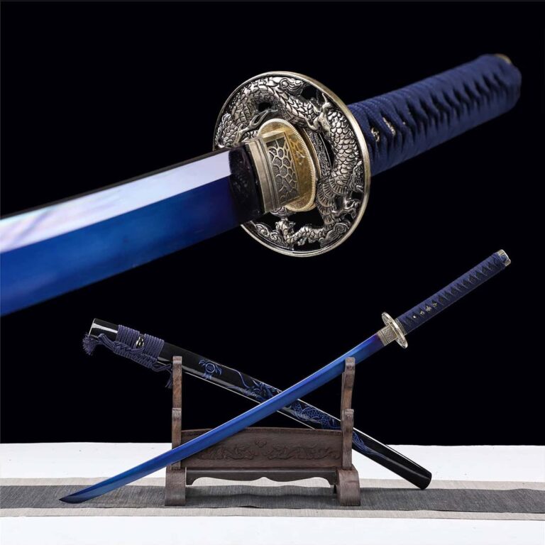 Katana Blauer Drache